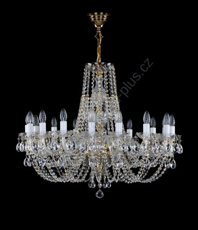 Swarovski Crystal Chandelier 16 arms 12L054SW16 85x70cm plated chain