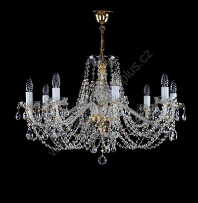 Swarovski Crystal Chandelier 8 arms 11LA010SW8 78x50cm plated chain