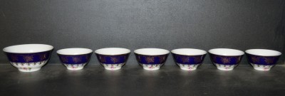 Drinking set bowls Alexandra 086 7-piece cobalt