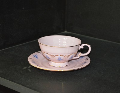 Cup and saucer Sonata 0.2 l 009 pink tea.