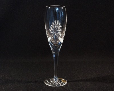 Adele crystal champagne flutes cut 12170/17002/160 120 ml. 6 pcs.