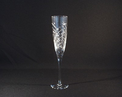 Glass cut crystal champagne flute 185 ml. 10259/11008/185 6pcs.
