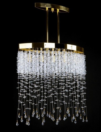 Ceiling modern L461CE chandelier, golden.