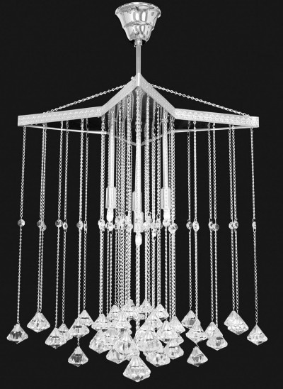 Ceiling modern chandelier TX325000004, silver