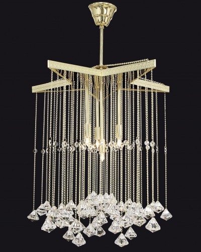 Ceiling modern chandelier TX326000004, gold