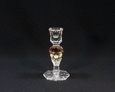 Cut crystal candlestick 90999/57111/140 14 cm