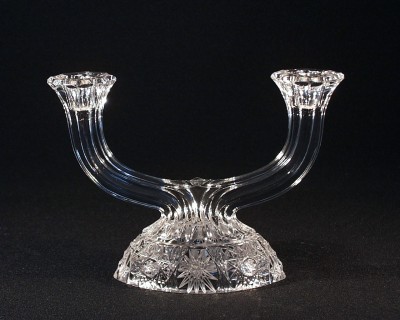 Arm cut crystal candlestick 90996/57001/195 20 cm