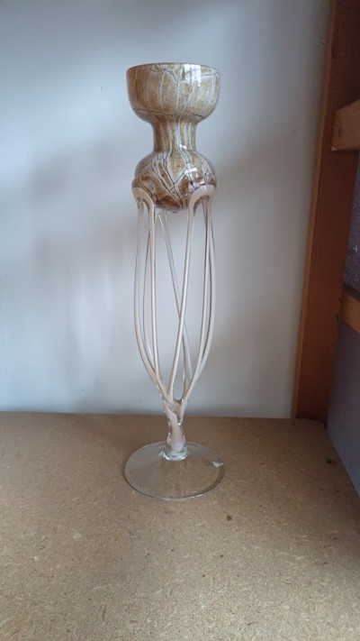 Marble candlestick 42 cm