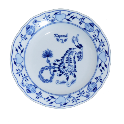 Plate of zodiac sign hanging, Capricorn 24 cm.