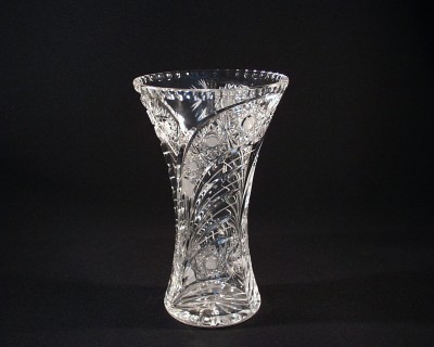 VASE CUT GLASS 80029/35003/255 25,5cm.