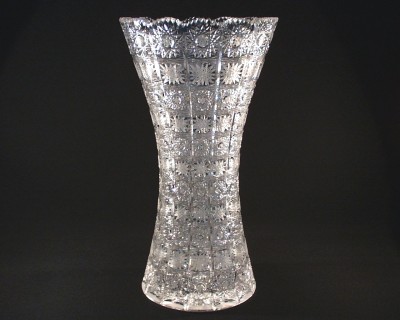 VASE CUT GLASS 80029/57001/410 41cm.