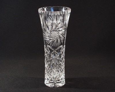 VASE CUT GLASS 80045/26008/250 25cm.